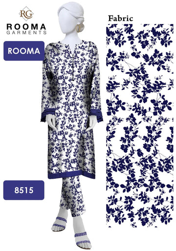 Cotton 2 piece Suit Allover Unstitched