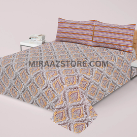 3PC Cotton Bedsheet BD-57