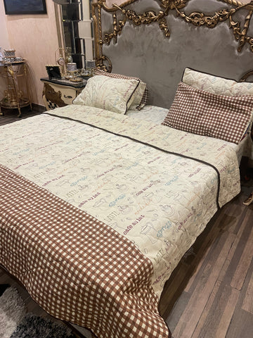 Luxury Pure Cotton 6️⃣ PC Comforter set