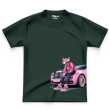 LEFTOVER - COTTON - PINK PANTHER CAR TEE