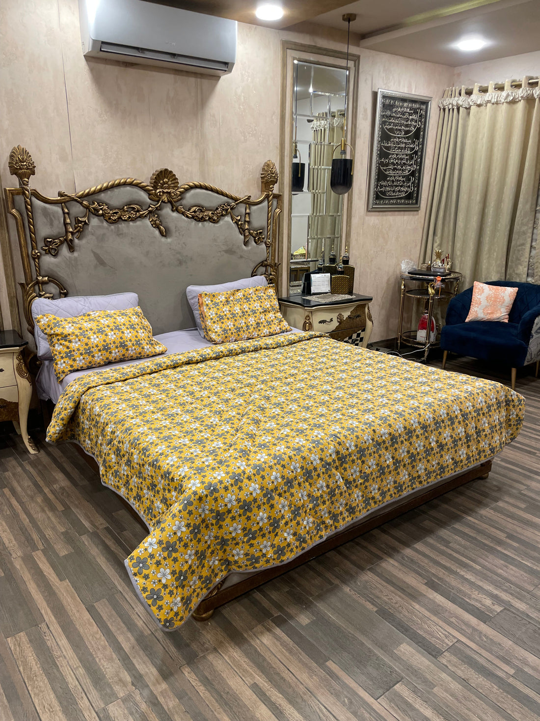 Pure Cotton 6️⃣PC Comforter set