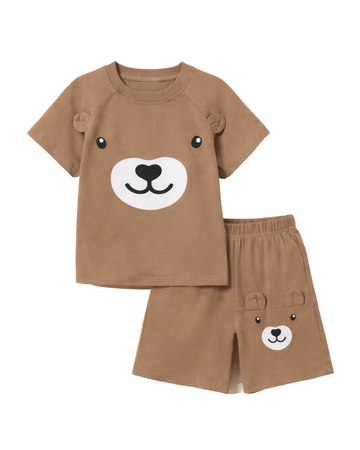 TEDDY BEAR SHORT SET