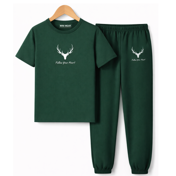 MARKHOR HEART TROUSER SET
