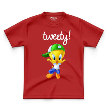 LEFTOVER - COTTON - TWEETY WEARING CAP TEE