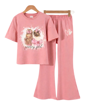 PRETTY GIRL FLAPPER TROUSER SET