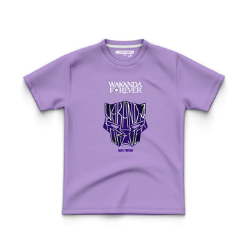 JUNIOR COTTON - LAVENDER WAKANDA FOREVER TEE