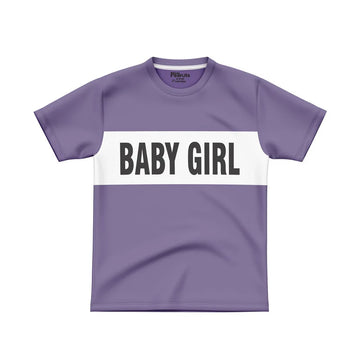 JUNIOR COTTON - BABY GIRL PURPLE TEE