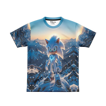 DIGITAL POLYESTER - SONIC IN SNOW TEE DG01241AO