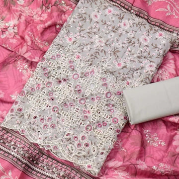 ❁Bin Saeed Fancy Luxury Embroidery Chickenkari 3PICES Lawn COLLECTION❁