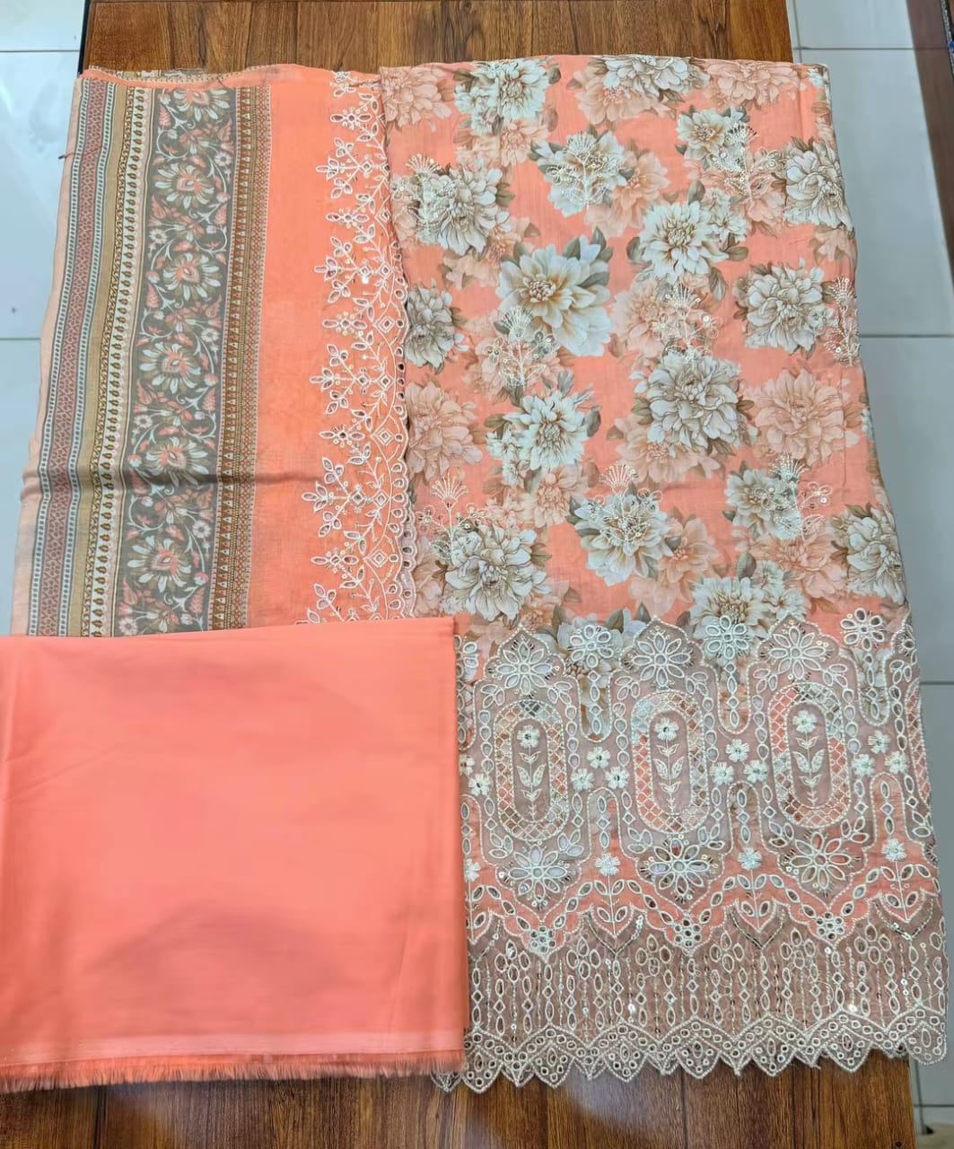 ❁Bin Saeed Fancy Luxury Embroidery Chickenkari 3PICES Lawn COLLECTION❁