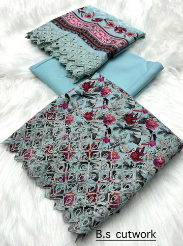 3pcs lawn fency chicken kari-12