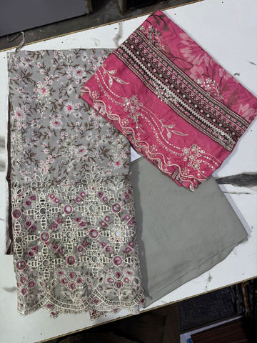 3pcs lawn fency chicken kari-36