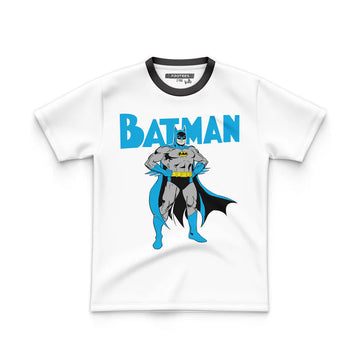 JUNIOR COTTON - WHITE VINTAGE BATMAN TEE