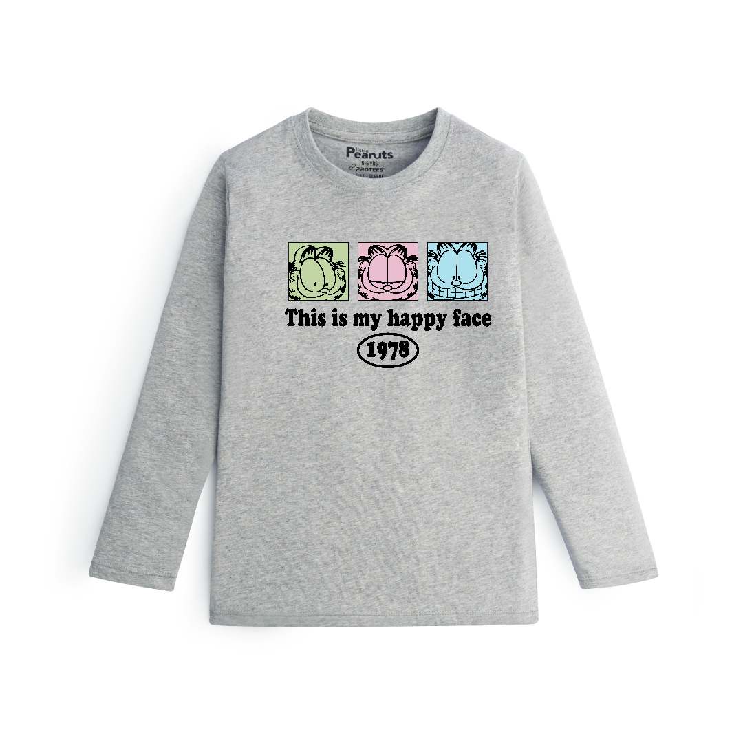 COTTON - THIS IS MY HAPPY FACE SLEEVES