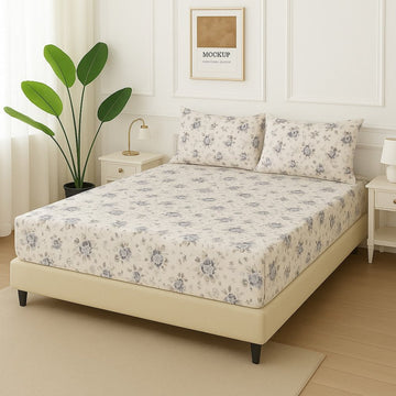 Mini Flower -Fitted Bedsheet Set