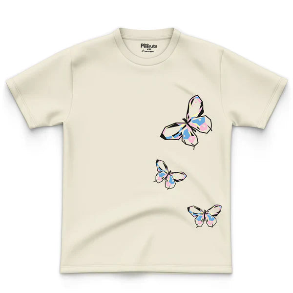 LEFTOVER - COTTON - 3 BUTTERFLIES TEE