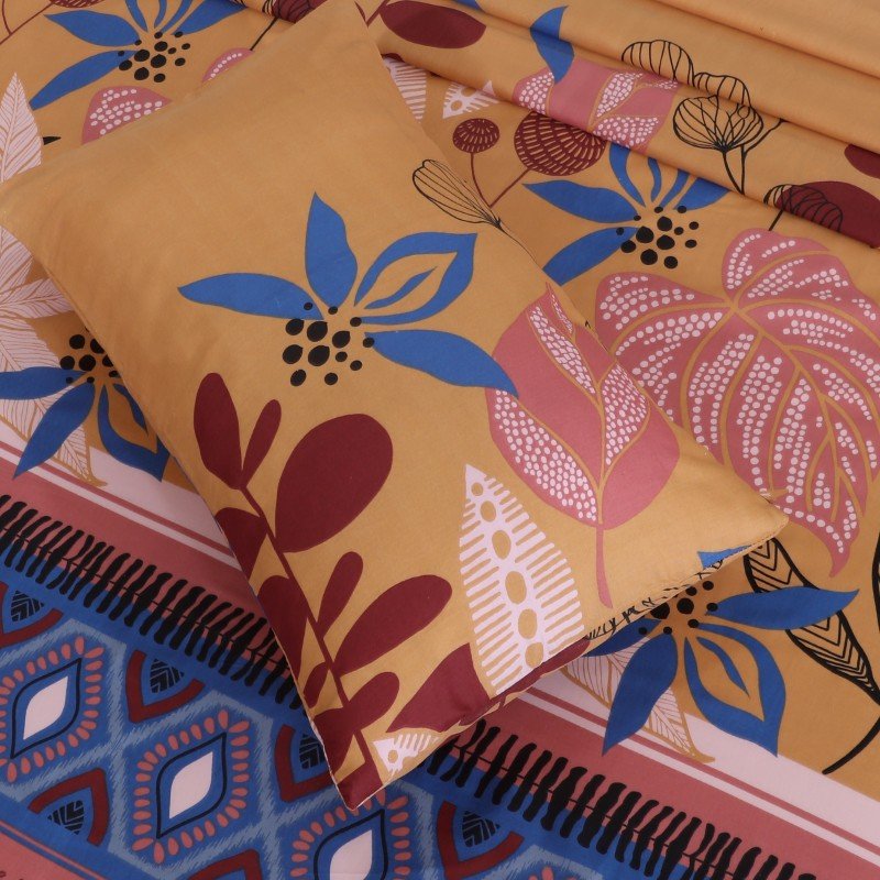 Tea Pink Geometrical - Bed Sheet Set