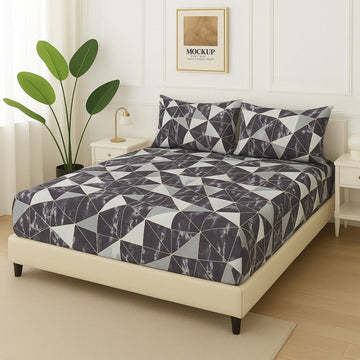 TRIANGULAR - Fitted Bedsheet Set