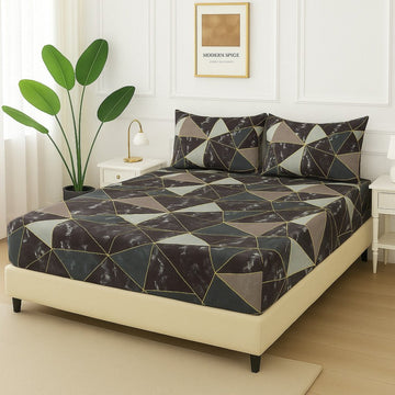 TRIANGULAR STONE- Fitted Bedsheet Set