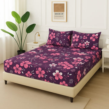 TULIPS FLOWER- Fitted Bedsheet Set